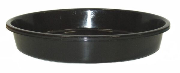 BLACK PLASTIC SAUCER TO SUIT 200mm POT GDP112-0