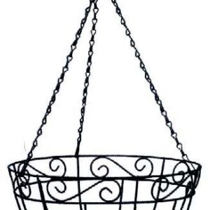 300mm DECORATIVE WIRE HANGING BASKET & LINER GDP400-0