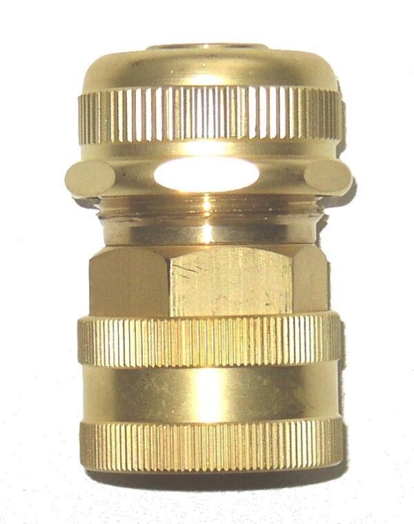 19mm MAXI FLOW BRASS HOSE CONNECTOR GW181-0