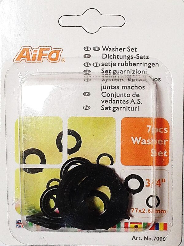 AIFA 7 PIECE WASHER & O RING SET GWA7006-0