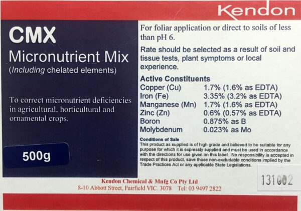 KENDON – CMX MICRONUTRIENT MIX GKA5466P-0